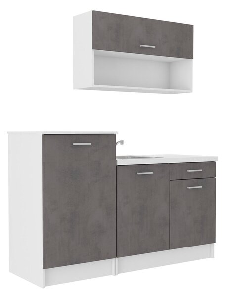 MINIKUCHYNĚ G-SMART 160 160 cm P & B - Online Only kuchyňské linky, Online Only