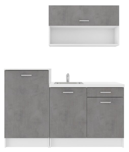MINIKUCHYNĚ G-SMART 160 160 cm P & B - Online Only kuchyňské linky, Online Only