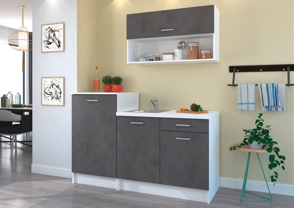 MINIKUCHYNĚ G-SMART 160 160 cm P & B - Online Only kuchyňské linky, Online Only