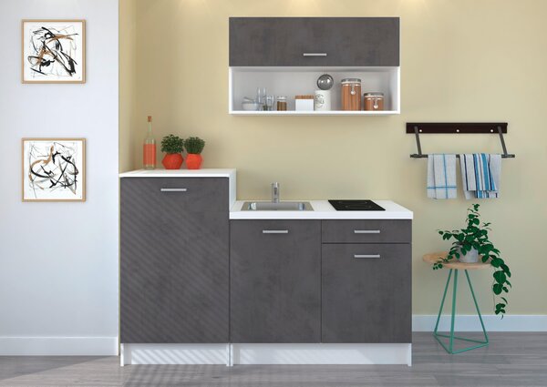 MINIKUCHYNĚ G-SMART 160 160 cm P & B - Online Only kuchyňské linky, Online Only