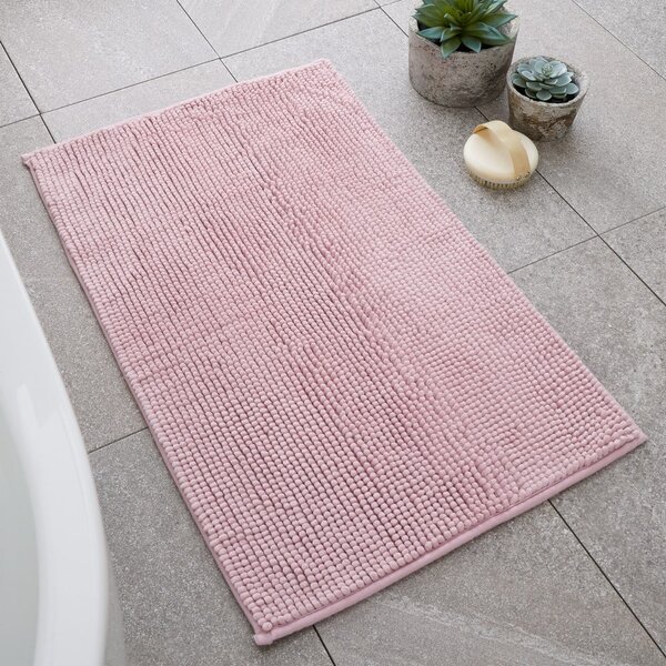 Růžová koupelnová předložka 50x80 cm Bobble – Catherine Lansfield