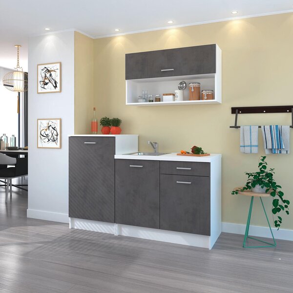 MINIKUCHYNĚ G-SMART 160 160 cm P & B - Online Only kuchyňské linky, Online Only