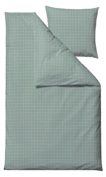 Světle zelené damaškové povlečení na jednolůžko 140x200 cm Clear – Södahl
