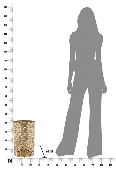 Železný stojan na deštníky Mauro Ferretti Stick Glam, ⌀ 24 cm