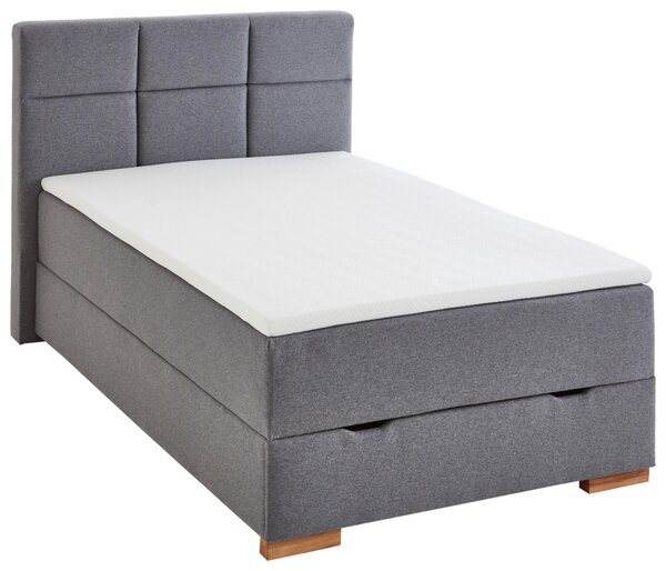 POSTEL BOXSPRING, 140/200 cm, šedá home24 - Jednolůžkové postele, Online Only