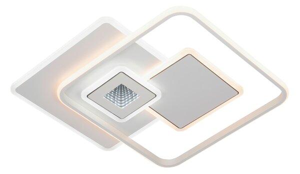 STROPNÍ LED SVÍTIDLO, 50,3/50,3/6 cm Novel - Stropní svítidla