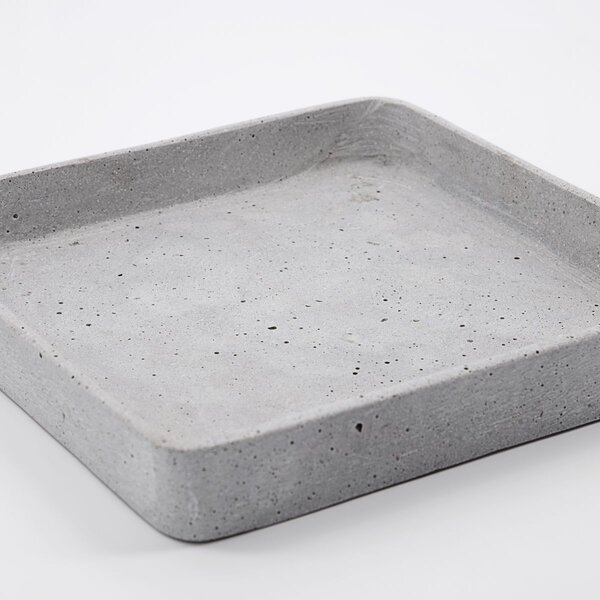 Cementový tác Retra Grey Větší