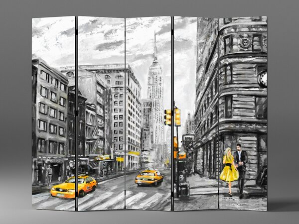 Liox PARAVÁN NEW YORK ŽLUTÉ TAXI Rozměr: 225 x 180 cm