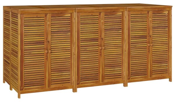 Zahradní úložný box 210 x 87 x 104 cm masivní akáciové dřevo