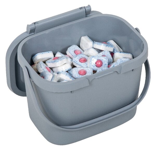 Šedá nádoba na kompostovatelný odpad z recyklovaného plastu Addis Eco Range