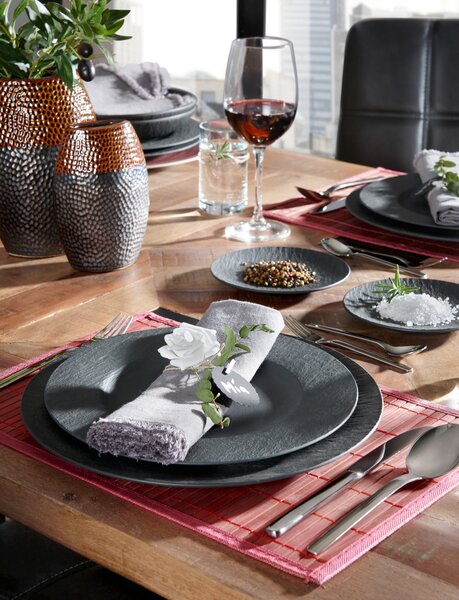 MĚLKÝ TALÍŘ Manufacture Rock 27 cm Villeroy & Boch - Jídelní talíře