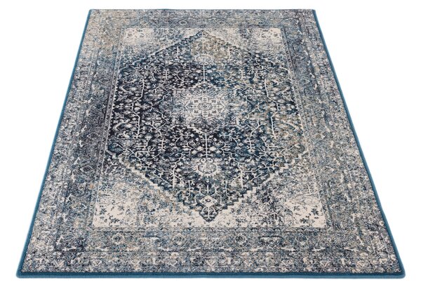 Kusový koberec vlněný Agnella Isfahan Torena Smaragd Zelený Rozměr: 133x180 cm