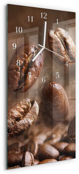 Skleněné hodiny vertikální Fazole zsppb-30x60-00081762