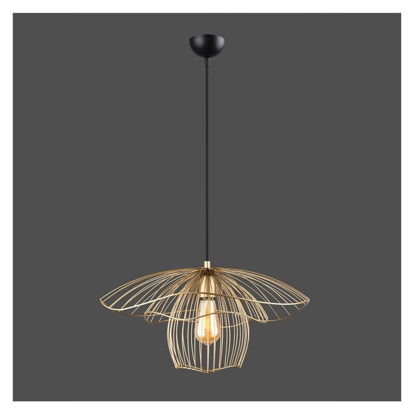 Závěsné svítidlo ve zlaté barvě Squid Lighting Root, výška 123 cm