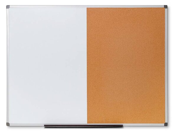 Combi Board hliníkový whiteboard / korek 90 × 120 cm, hliník