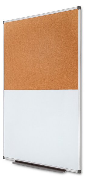 Combi Board hliníkový whiteboard / korek 90 × 120 cm, hliník