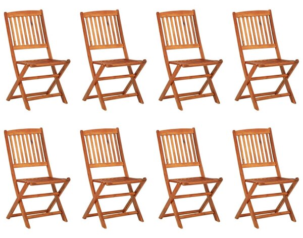 9dílný zahradní jídelní set 180x90x75 cm masivní akáciové dřevo