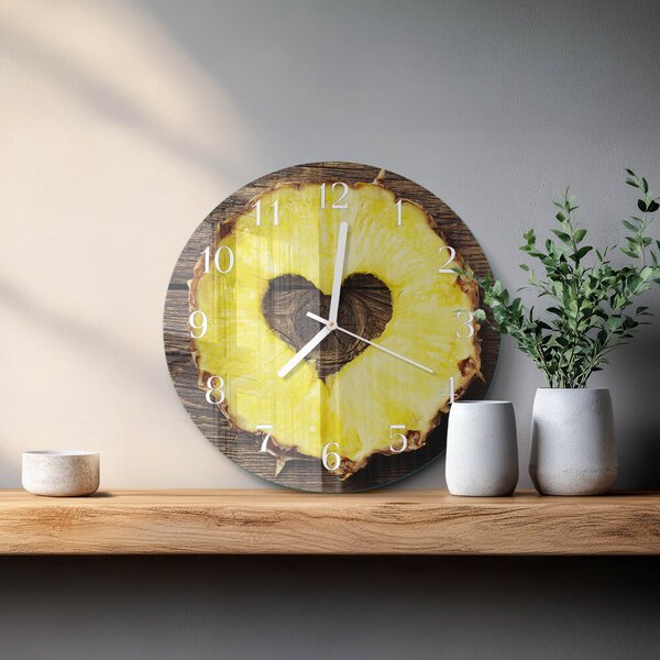 Skleněné hodiny na stěnu Ananas zsob-fi30-00087973