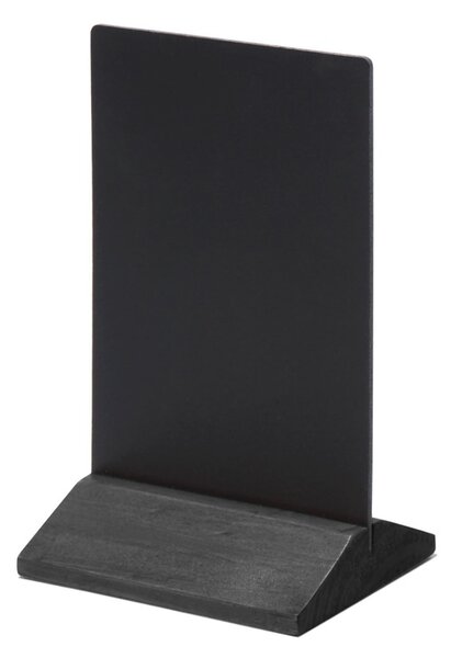 Dřevěný menu stojánek 10 x 15 cm, černá