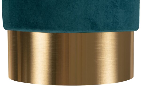 TABURET, dřevo, textil, kompozitní dřevo, 35/42 cm - Taburety, Online Only