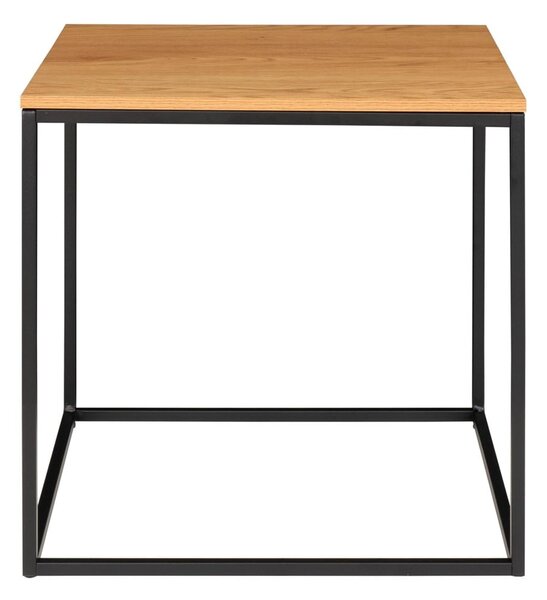 Odkládací stolek s deskou v dubovém dekoru House Nordic Vita, 45 x 45 cm