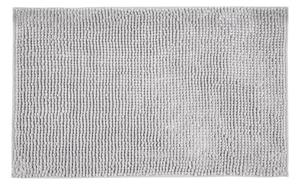 Světle šedá textilní koupelnová předložka 50x80 cm Chenille – Allstar