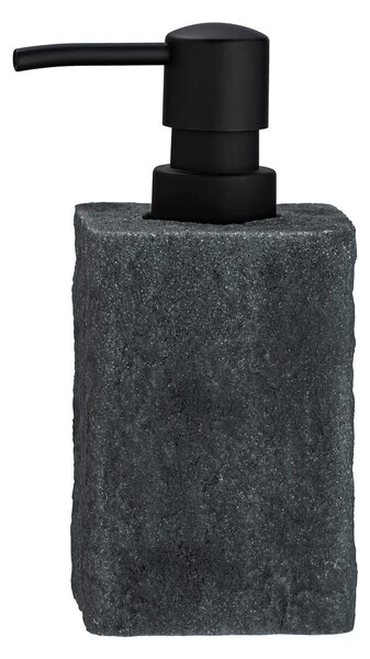Tmavě šedý dávkovač na mýdlo Wenko Villata, 300 ml