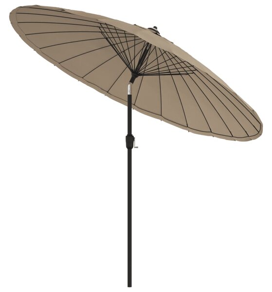 Zahradní slunečník s hliníkovou tyčí 270 cm taupe