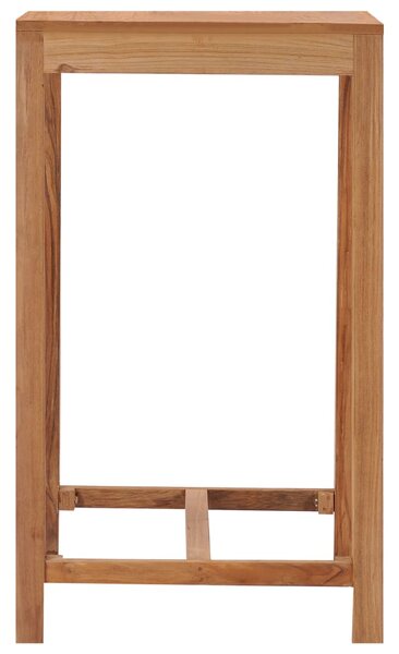Zahradní barový stůl 60 x 60 x 105 cm masivní teakové dřevo