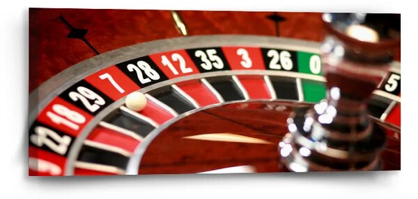 Sablio Obraz Ruleta - 110x50 cm