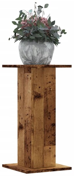 Stojany na rostliny 2 ks old wood 30x30x60 cm kompozitní dřevo