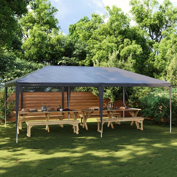 Profesionální party stan 4 x 6 m antracitový 90 g/m²