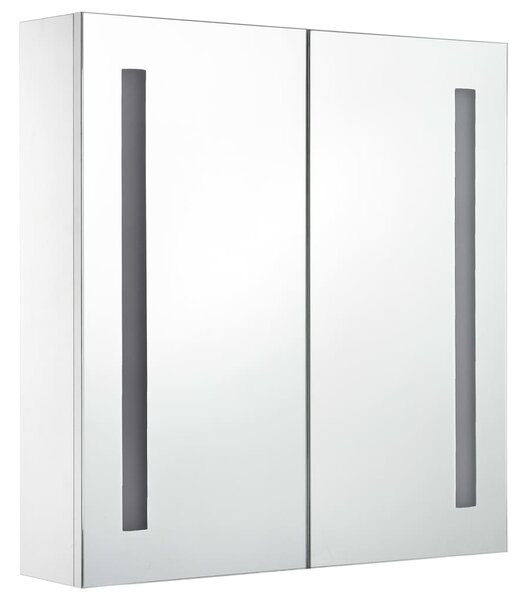 LED koupelnová skříňka se zrcadlem 60 x 14 x 62 cm