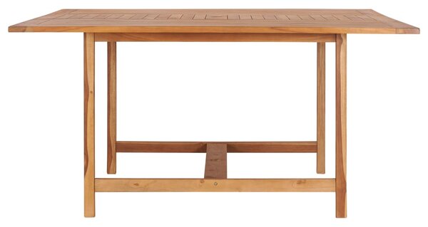 Zahradní stůl 150 x 150 x 76 cm masivní teakové dřevo