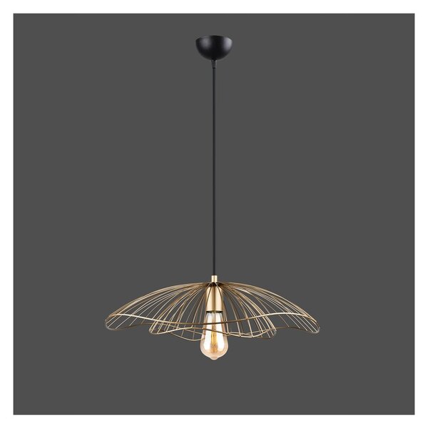 Závěsné svítidlo ve zlaté barvě Squid Lighting Root, výška 111 cm