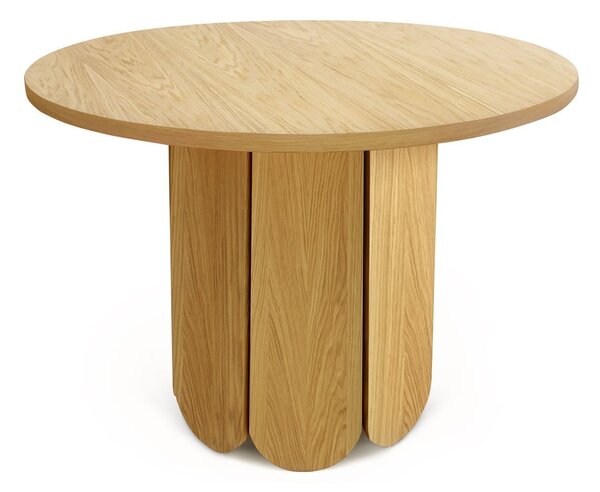 Jídelní stůl v dubovém dekoru Woodman Soft, ø 98 cm