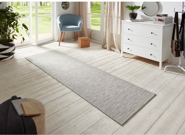 Šedý běhoun BT Carpet Nature, 80 x 150 cm