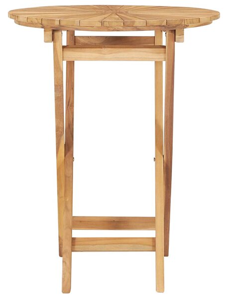 Skládací zahradní stolek 60 cm masivní teakové dřevo