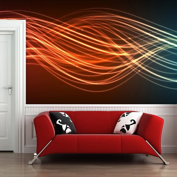 Sablio Tapeta Abstrakce strip - 125x75 cm