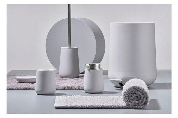Světle šedá porcelánová WC štětka Nova – Zone