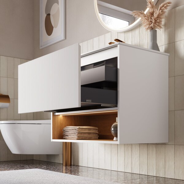 Umyvadlo Duravit s toaletní skříňkou BELDIVO 80 cm