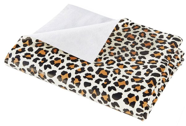 WATERPROOF Ubrus omyvatelný kulatý leopard 140 cm