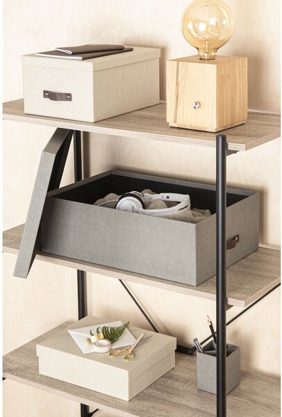 Úložné boxy s víkem v sadě 3 ks Inge – Bigso Box of Sweden