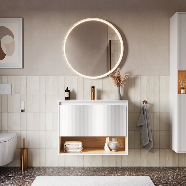 Umyvadlo Duravit s toaletní skříňkou BELDIVO 80 cm
