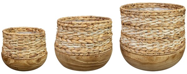Ter Steege Sada 3 obalů Diede natural D38 H31