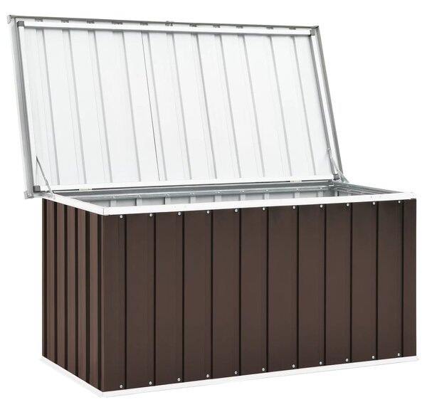 Zahradní úložný box hnědý 129 x 67 x 65 cm