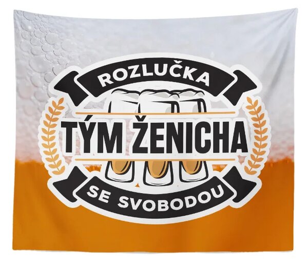 Sablio Deka Rozlučka se svobodou tým ženicha: 150x120 cm