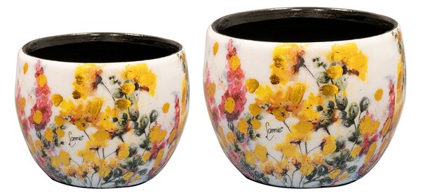 Ter Steege Sada 2 obalů Floral white D9 H7