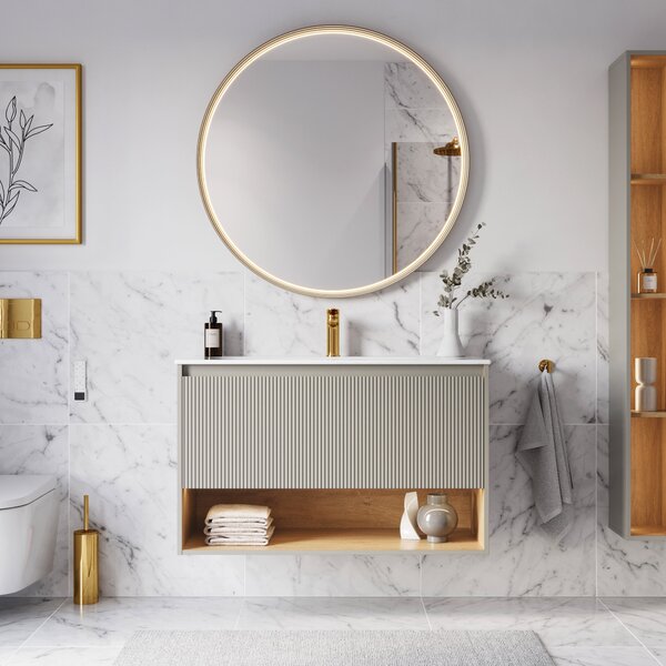 Umyvadlo Duravit s toaletní skříňkou BELDIVO 100 cm