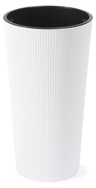 PLASTOVÝ KVĚTINÁČ URBANIKA ECO 57X29 CM BÍLÁ
